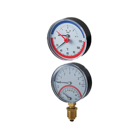 ABS kasse Bimetal termo-manometer
